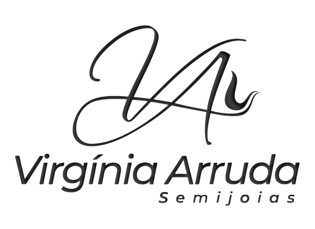 Virgínia Arruda Semijoias Logo Preto