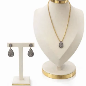 Conjunto Gota Riviera Ametista Imperial Cravejada