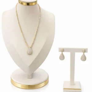 Conjunto Gota Riviera Cristal Imperial Cravejada