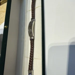 Pulseira Trançada Pai Nosso Israel Premium