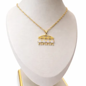Colar Banhado A Ouro Com 4 Meninas