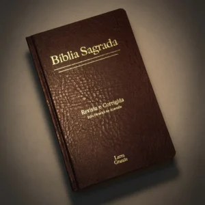 Biblia Sagrada revista e corrigida João Ferreira de Almeida (Marrom)