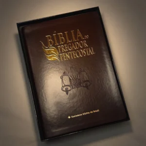 Biblia do Pregador Pentecostal RC Capa Sintetico Vinho Nobre