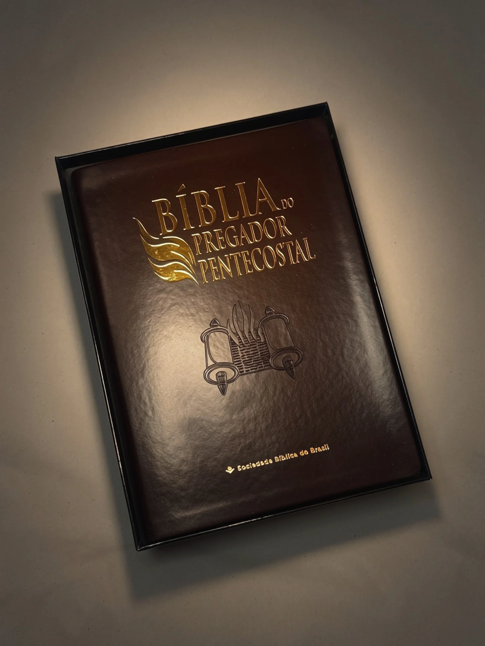 Biblia do Pregador Pentecostal RC Capa Sintetico Vinho Nobre