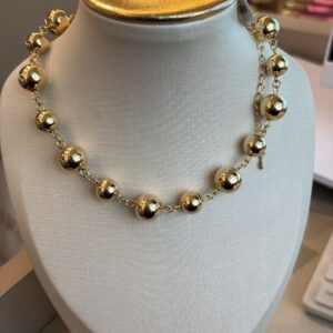 Colar Choker Esferas