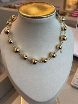 Colar Choker Esferas