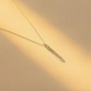 Gargantilha Gratidão Banhada a Ouro