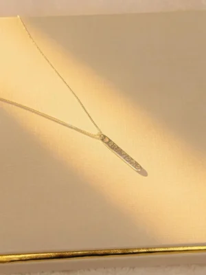 Gargantilha Gratidão Banhada a Ouro